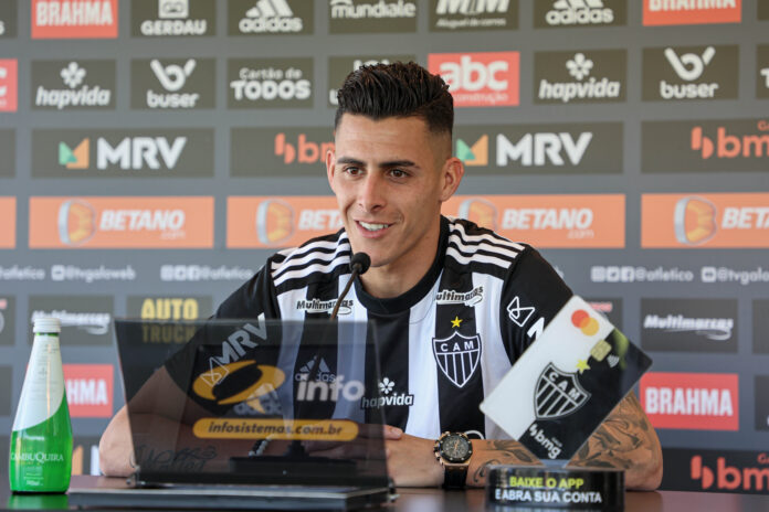 Pavón chegou no Atlético-MG em 2022. (Foto: Bruno Sousa/Atlético)