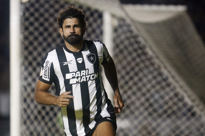 Diego Costa marcou em duelo contra o Grêmio no Brasileirão do ano passado. (Foto: Vítor Silva/Botafogo)